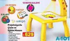 WEİGO PROJEKSİYONLU ÇİZİM VE EĞİTİM MASASI indirimli fiyat WEİGO PROJEKSİYONLU ÇİZİM VE EĞİTİM MASASI fiyat ve kampanya bilgisi